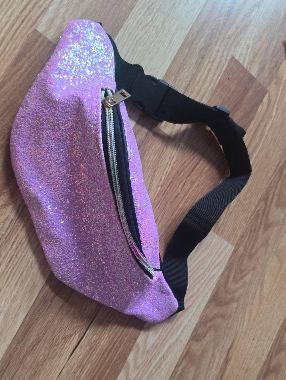 Glitter Pink Sparkle Waist Bag - Fanny Pack